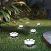 4 Stück Solar-LED-Licht Katzenpfotenlampe Außen Wasserdicht Garten Erdlampe Dekoration Landschaftsatmosphäre Eingegrabene Lichter