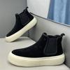 High-top shoes 2 new autumn leather soft-soled lazy shoes casual trendy jw