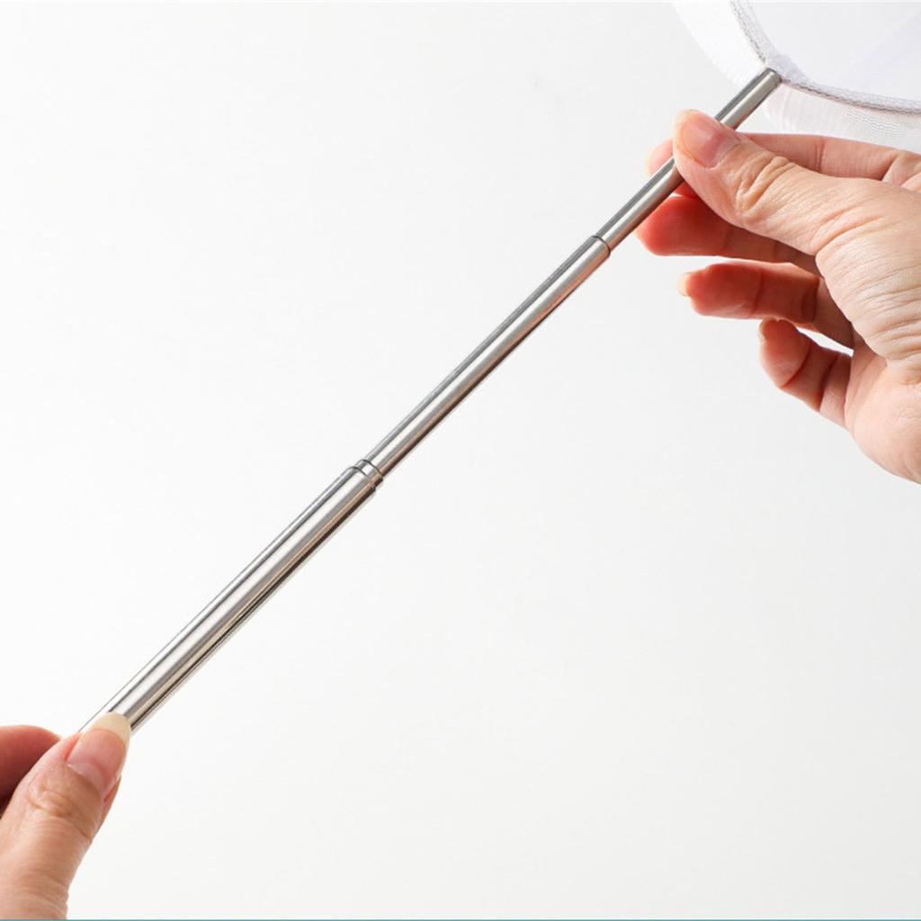 Adjustable Square Fishing Net for Fish Shrimp Telescoping Rod Telescopic Extendable Fishing Net Large/Small