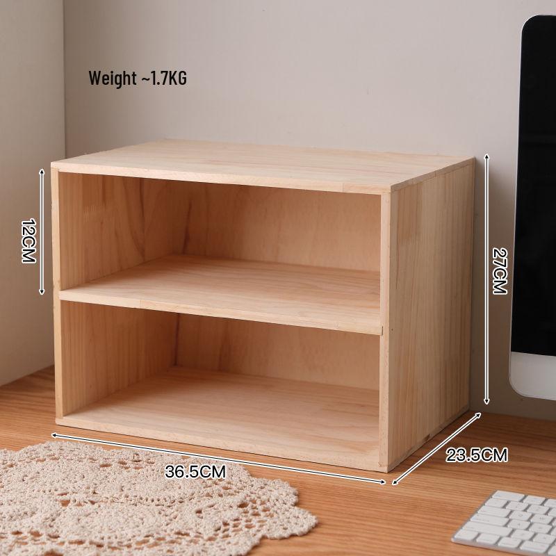 Mehrschichtiges Desktop-Bücherregal zur Aufbewahrung für Zuhause, Schlafzimmer oder Studenten