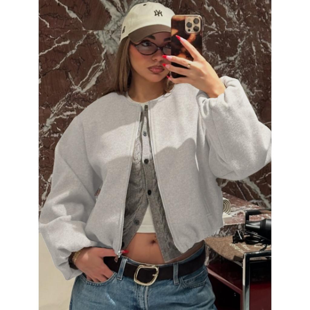 Bomber Jacket Short Jacket Women's Autumn American Jacket Women's Baseball Uniform School Jacket