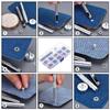 100 Sets 6mm Eyelets with Installation Tools for Shoes and Crafts