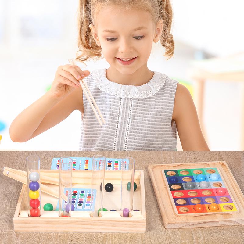 Children's Cognitive Gradient Matching Bead Set: Enhance Hand-Eye Coordination and Parent-Child Interaction!