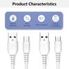 USB Charging Cable Quick Charging Data Cord Male USB2.0 to USB 5Pin/Type C Connector Wire Line for Phones Tablets