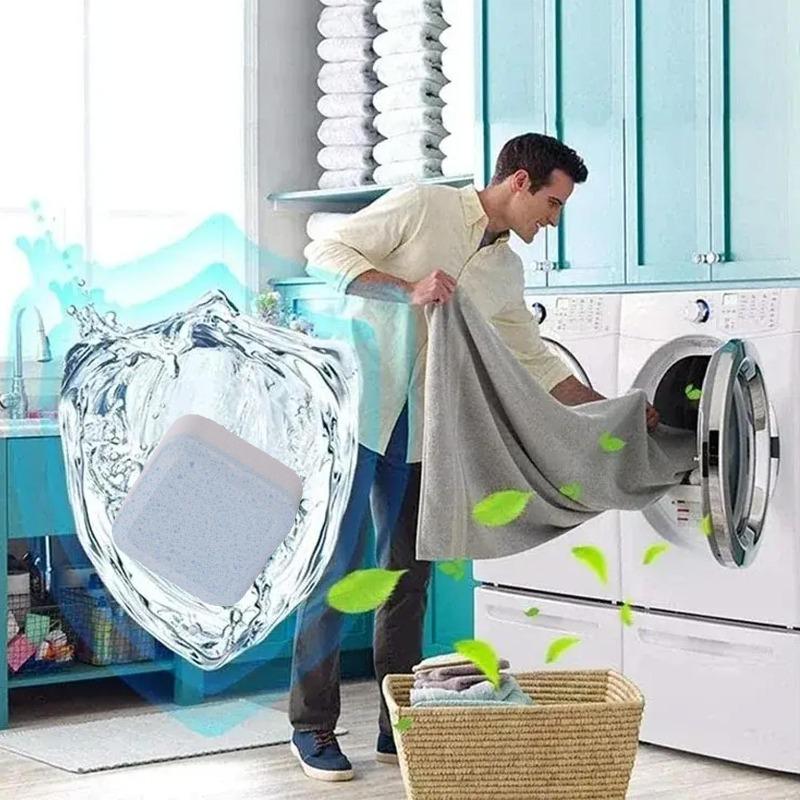 10/5pc Washing Machine Cleaner Effervescent Tablets Remove Mycete Deodorant Household Cleaning Agent Pills Remove Dirt Detergent