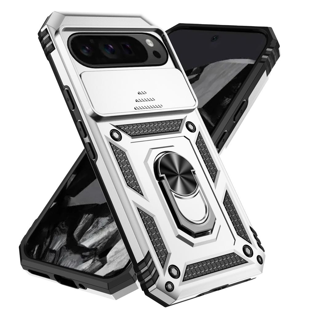 Armor Ring Bracket Push Window Protection Cell Phone Case for pixel 6 6PRO 6A 7 7PRO 7A 8 8PRO 8A 9/9PRO 9PRO XL Cover