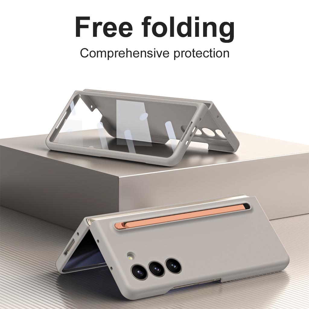 Husă Protectoare Anti-Zgârieturi S Pen pentru Samsung Galaxy Z Fold 5 Fold4 Fold5 Fold 4 5G Protecție Pliabilă Accesorii Telefon Huse