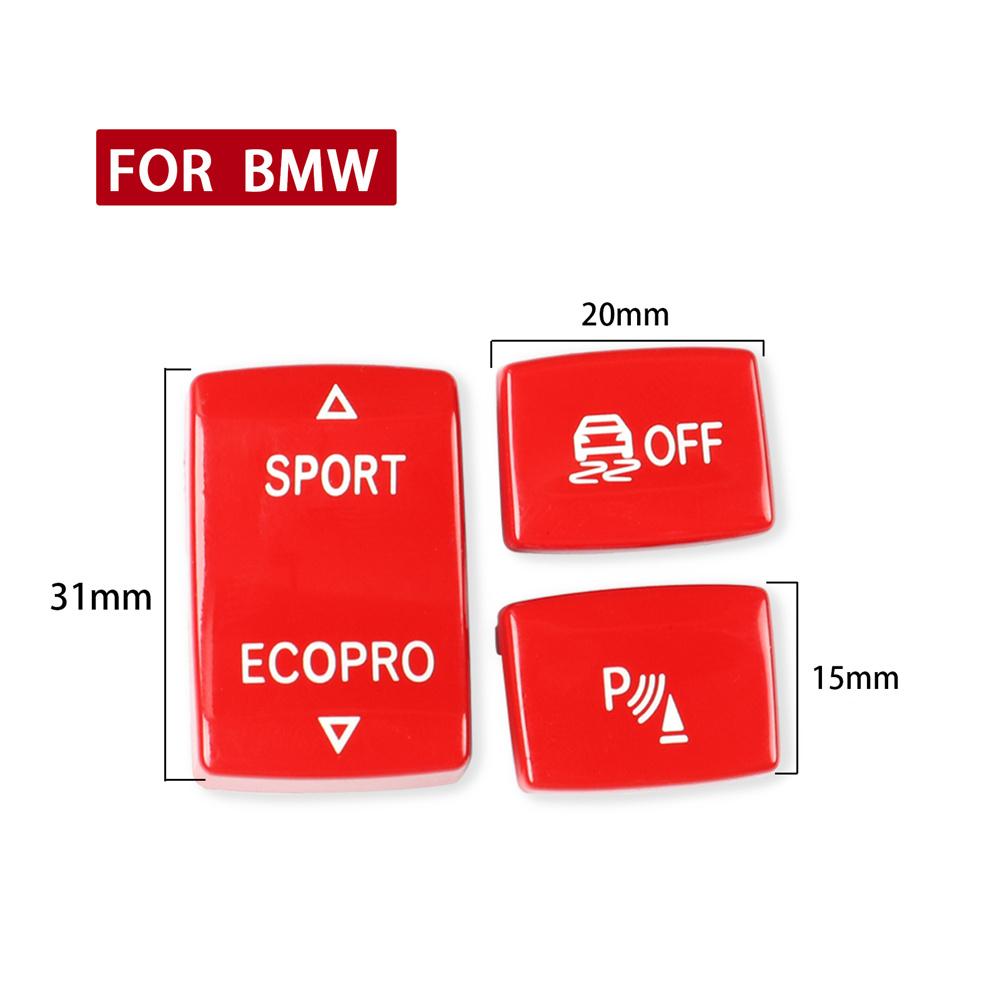 For BMW 2 3 4 Series F20-23 F30-F34 Red Center Concole Drive Mode Switch Buttons