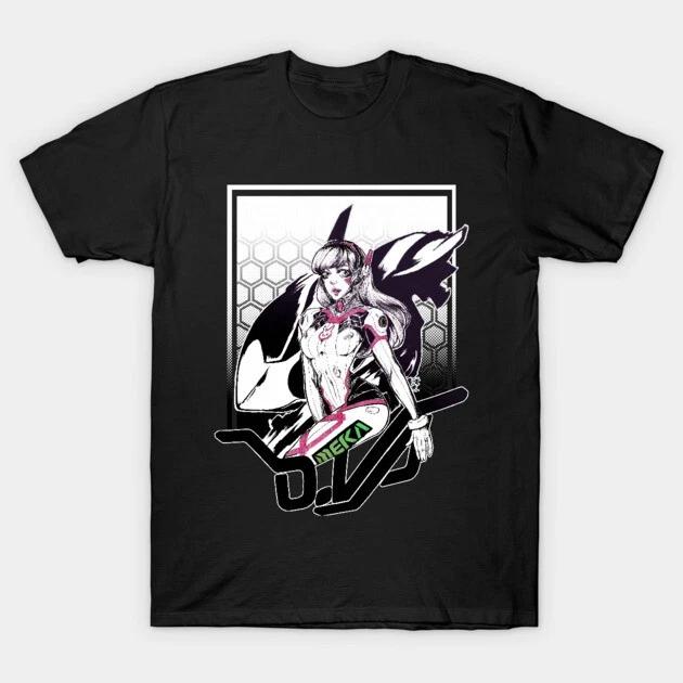 DVa Sketch Waifu Shirt Overwatch Anime Waifu Gift Shirt All Size V1 S