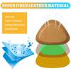 4 Pairs Leather Boots Heel Inserts Grips Pads Liner Cushions Brown For Women/Men