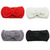 Sweet Children Bowknot Hair Band Knitted Headband Kids Toddler Infant Headdress Accessories