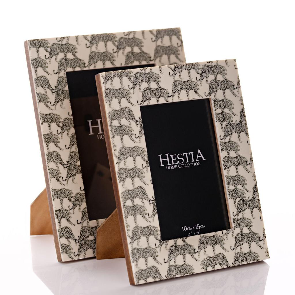 Hestia Resin Jaguar Photo Frame 4 x 6