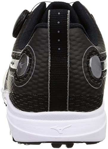 Mizuno Wide Style SL Boa Golf Shoes, Black, Size 26.5 Cm, F