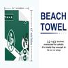 NY Jets Print Beach Towel, Large Soft Quick Dry Towel for Beach Camping Swimming
