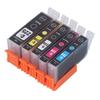 Ink Cartridge Colorful Smooth Output ABS Housing Replacement for PIXMA IX6520 IP4820 IP4920 5 Colors BK BK C M Y