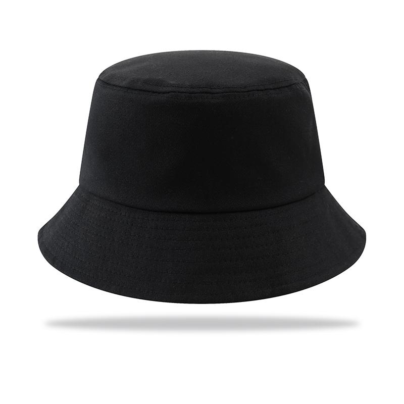270gsm 100% Cotton Custom Bucket Hat Embroidery logo Outdoor Unisex Bucket Hat Free size чёрный