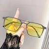 Magnetic Metal Sunglasses with Case for Fashion, Travel, Live Broadcast, and Driving - European & American Style