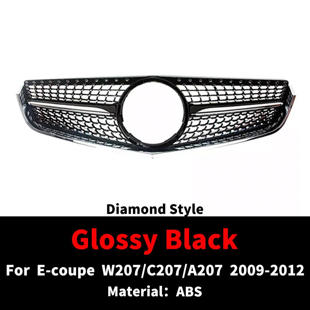 Kühlergrill Stoßstangen Grille für Mercedes Benz W207 C207 A207 E-Klasse Coupe 2009-2016 wie E200 E260 E320 E350 E400 E500