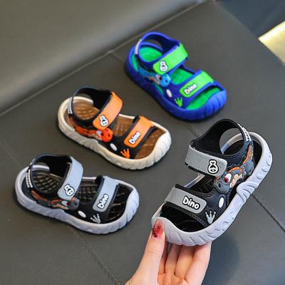 Children's Sandals for Boys, Summer New Style Soft Soled Non Slip Beach Shoes for Primary, Middle, and High School Students