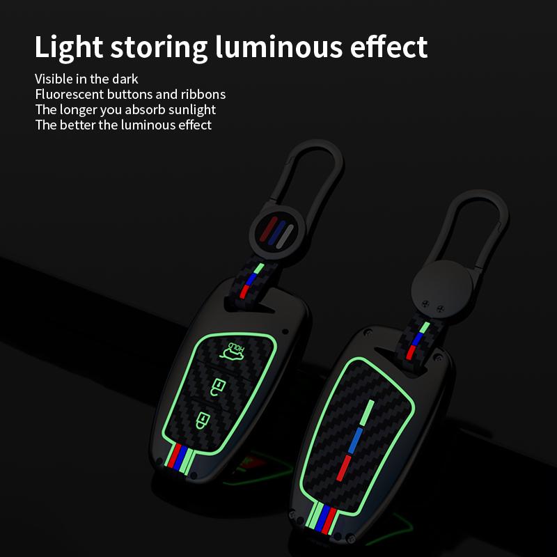 Car Key Cover Remote Case For Hyundai Santa Fe Sport Ix45 Equus Centennial Genesis G80 Grandeur Azera 2013-2016 Car Accessories