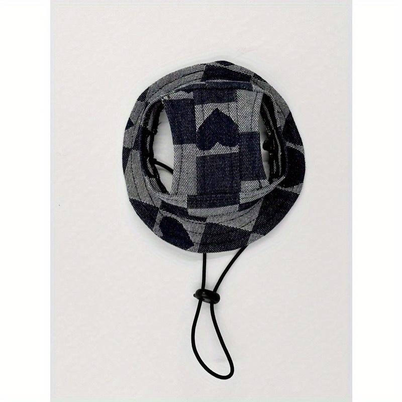 

Солнцезащитная шляпа с собачьими ушками, милая панама пуделя, защита от УФ-лучей M чёрный