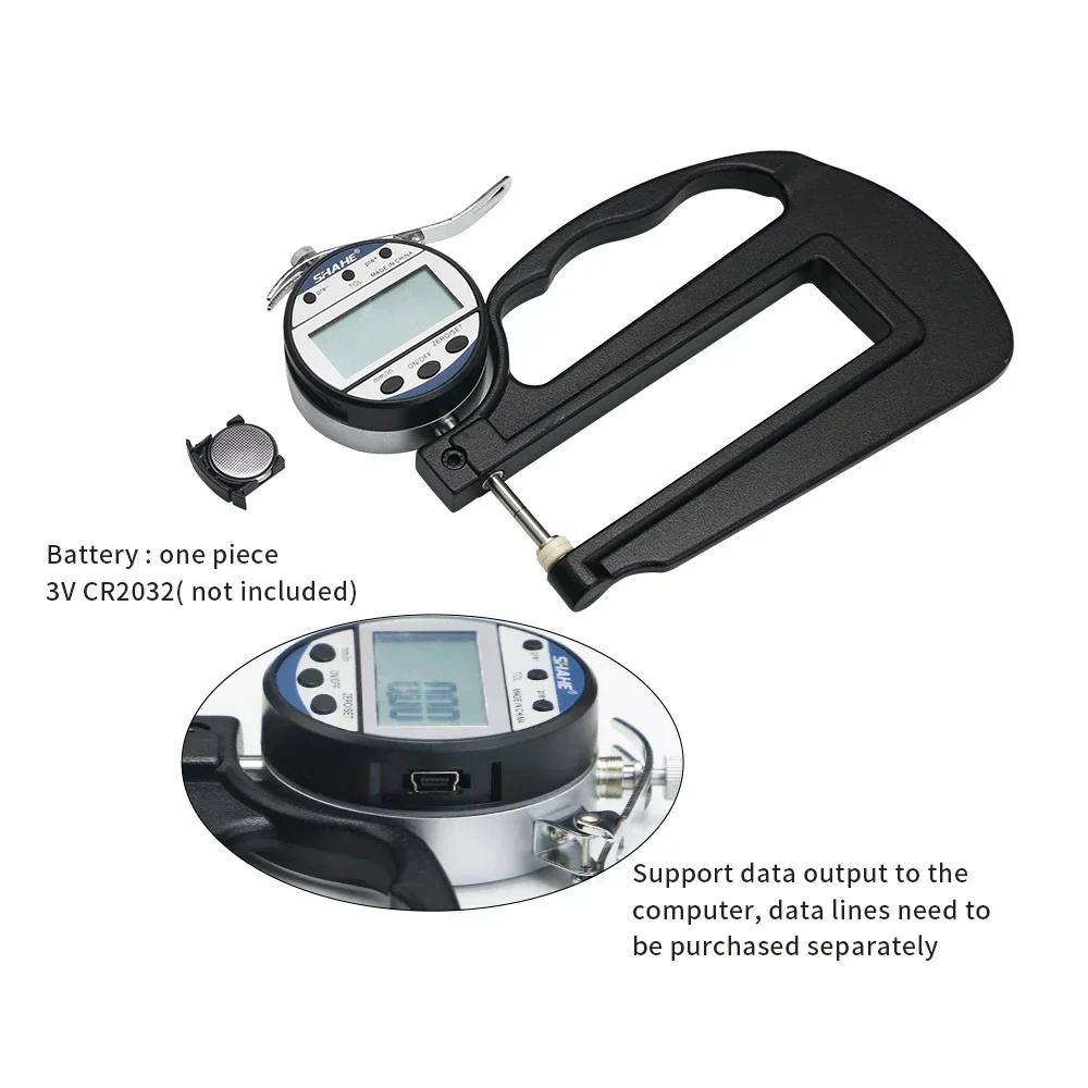 25mm 0.01mm Electronic Leather Thickness Measurement Tool Thickness Meter Paper Thickness Gauge