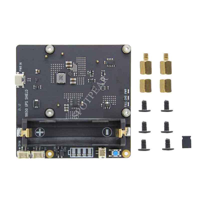 Raspberry Pi 4B X703 V1.2 18650 Lithium Battery UPS Expansion Board