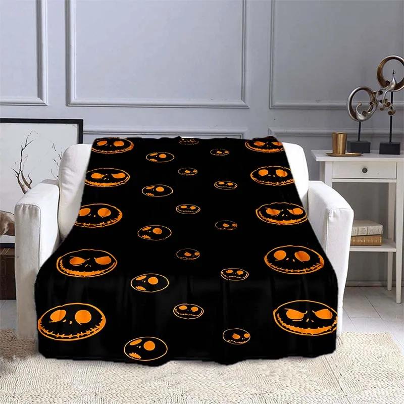 The Nightmare Before Christmas  Printed Blanket Kids Adult Blanket Soft Warm Bedding For Bed Sofa Travel Cover Blanket