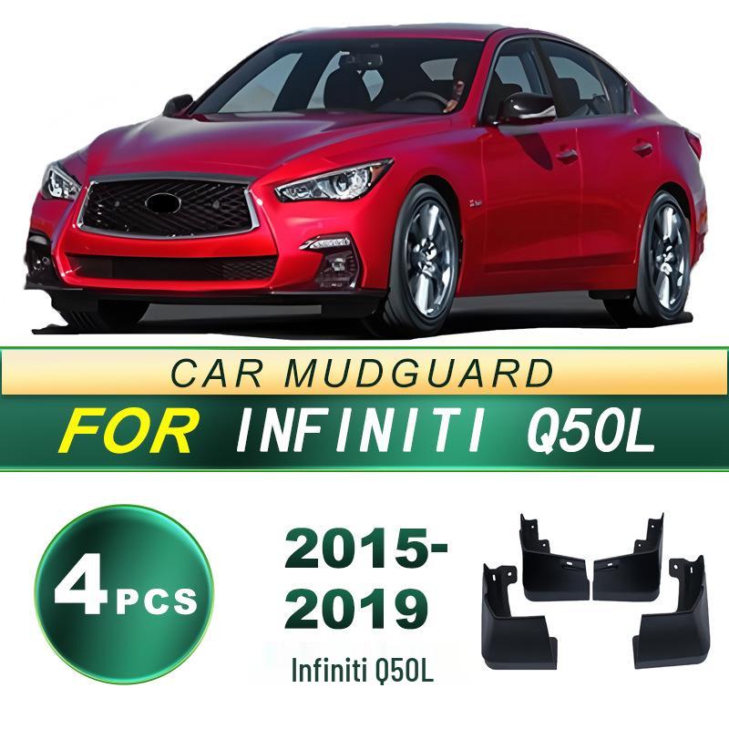 Infiniti Q50L Mudguards (2015-2019) - Soft Rubber Tire Protectors & Upgraded Car Accessories
