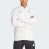 Adidas SS24 Real Madrid Series Logo Comfortable Fashion Hooded Long Sleeve Jacket Men Jacket White IT3805
