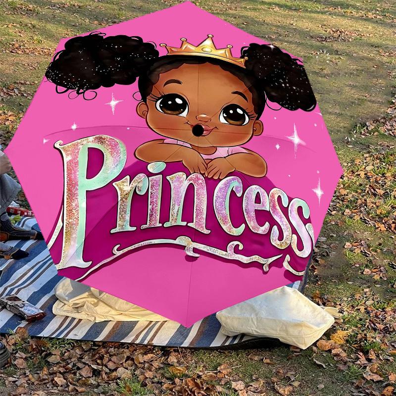 1PC Princess Umbrella-8-Rib Reinforced, Automatic Open, Lightweight & Durable, Fashion Accessory for Outdoor, H0408