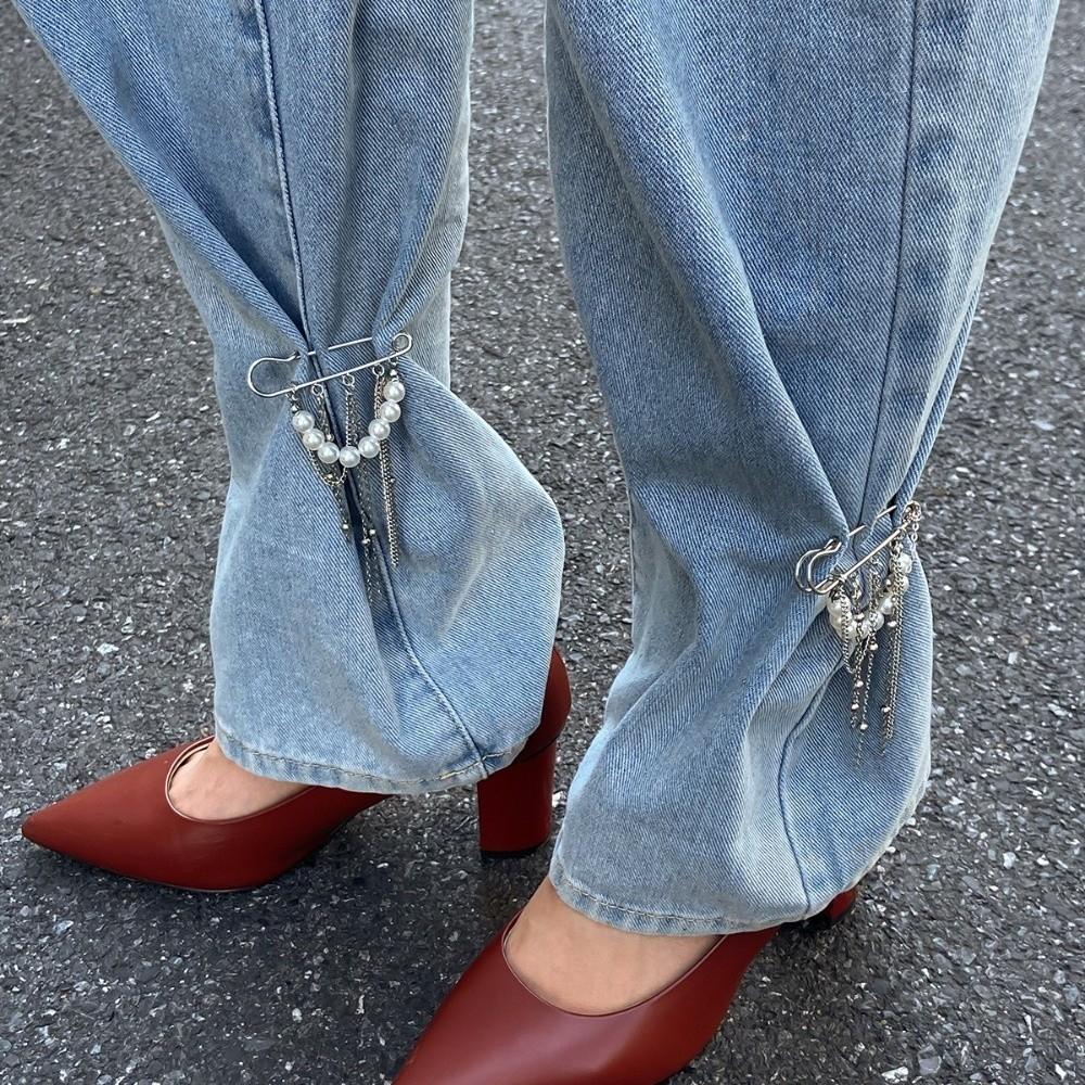 Jewelry Gift Trouser Brooch Chain Clothing Jewelry Anklet Bracelet Pearl Tassel Ankle Chain