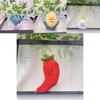 Charming Plush Vegetable Hang-on Keychains Featuring Lovable Garlic Onion Pepper And More
