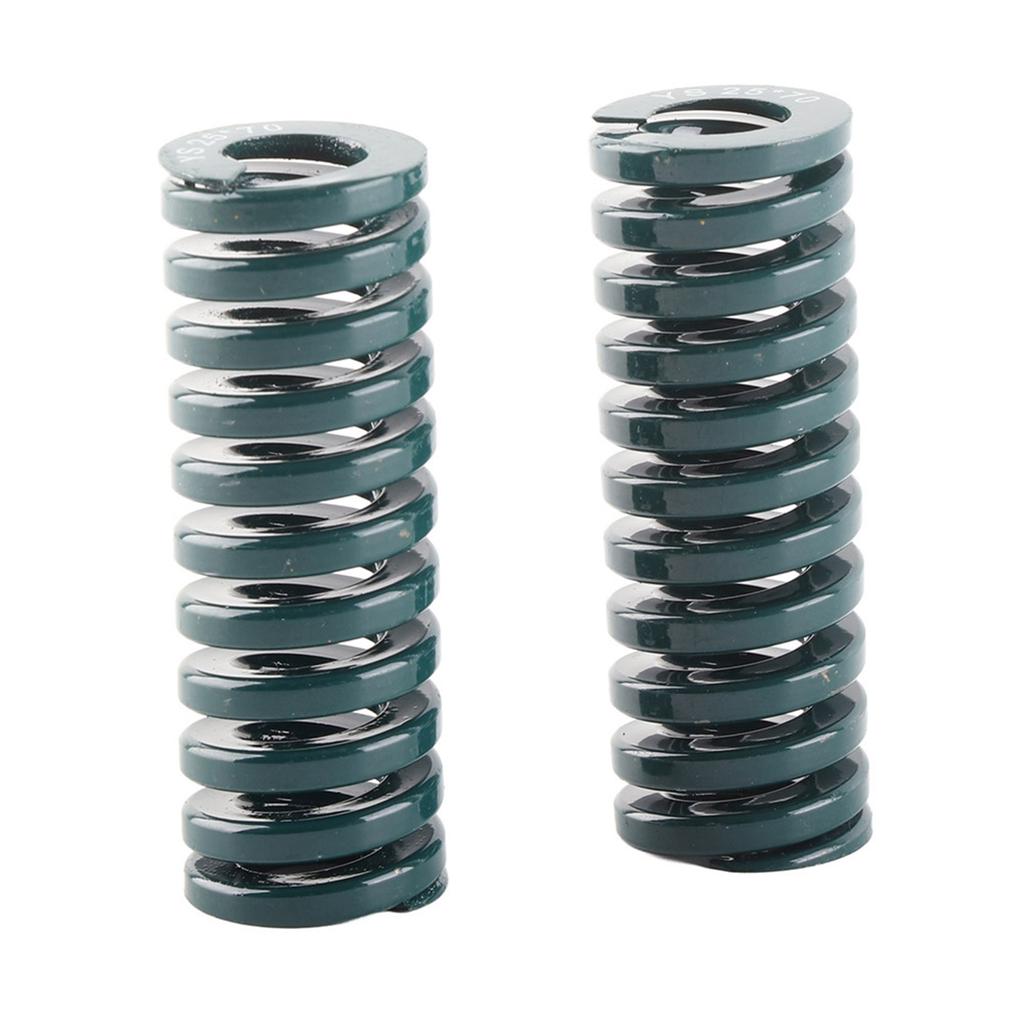 2pcs OD 25mm ID 12.5mm Heavy Load Mould Die Spring Green (TH25*70mm)