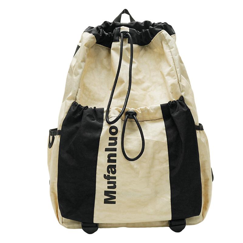 Schoolbag Korean ins trendy casual backpack women's 1011 new large-capacity nylon travel bag short-haul multi-pocket