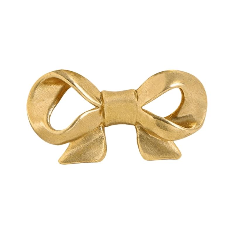 Simple Metal Cabinet Knob Drawer Pulls Bowknot Shape Furniture Decorative Handle for Kitchen Cupboard Wardrobe