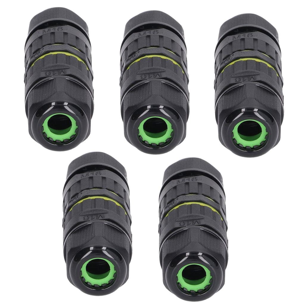 5Pcs Outdoor Electrical Cable Connector IP68 Waterproof 3 Core Wire Connectors 7?10mm