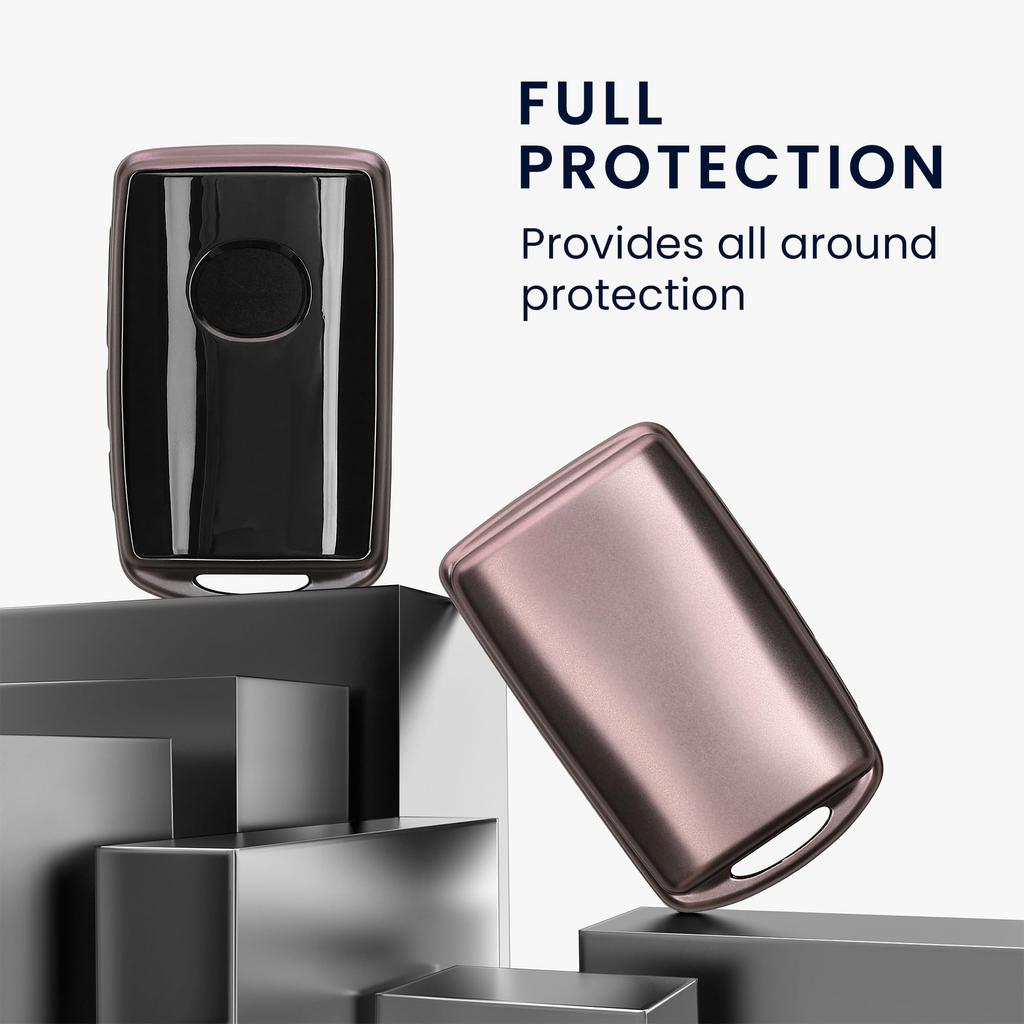 kwmobile 3 Button Key Case for Mazda CX30 CX50 CX60 CX90 MX-30 - Key