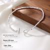Banyan Tree S925 Silver OT Buckle Bracelet, Exquisite Niche Design, Stackable Women's Jewelry