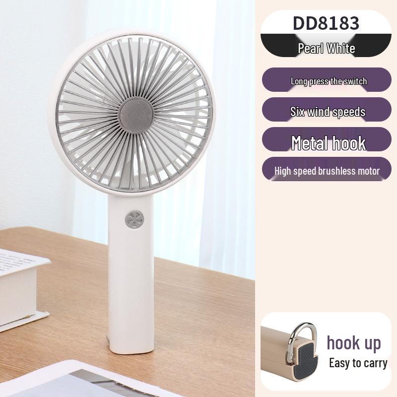 Portable USB Rechargeable Handheld Fan - Durable Battery & Powerful Wind Factory/Wholesale/Export