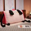 Cartoon Toy Plush Soft Cushion Cover With Washable Insert For Bed Sofa Decor