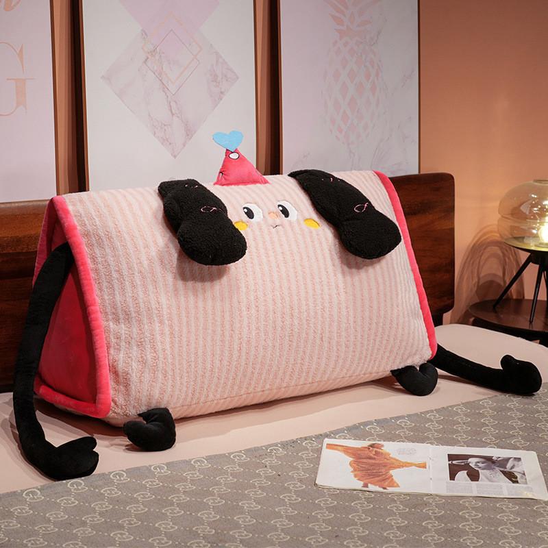 Cartoon Toy Plush Soft Cushion Cover With Washable Insert For Bed Sofa Decor