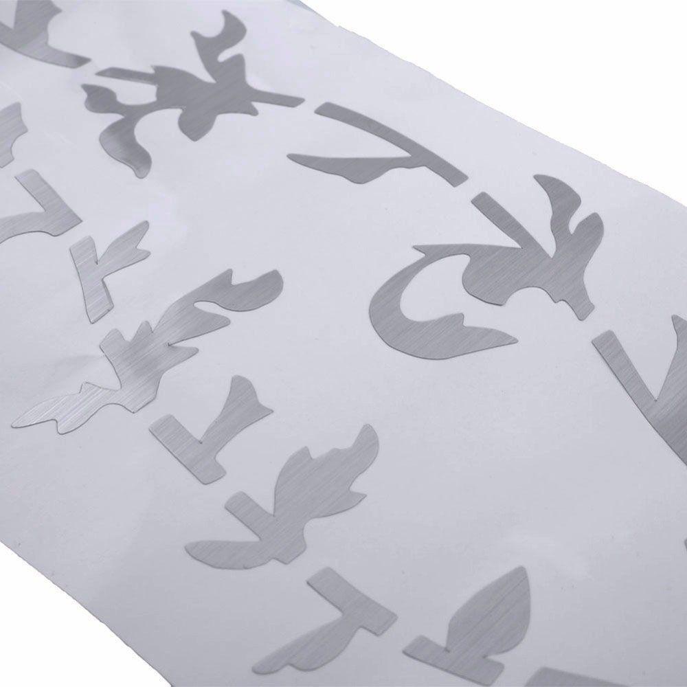 PET Gitarren Einlegeaufkleber Bassgitarrenaufkleber Gitarrenaufkleber Griffbrettaufkleber Kreuz Einlegeaufkleber