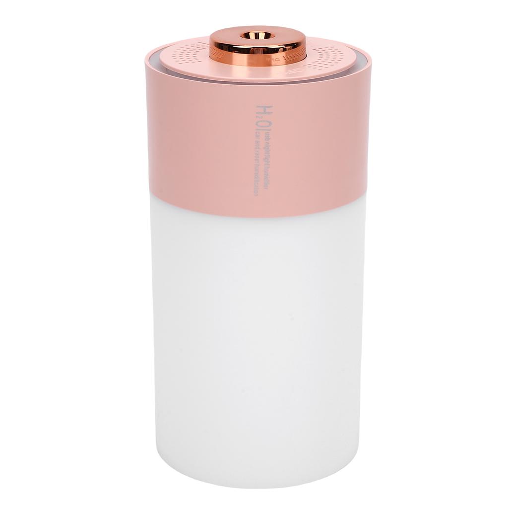 Colorful Humidifier 300ml Large Capacity Quiet Cool Mist Small Desk Humidifier for Travel Car  
