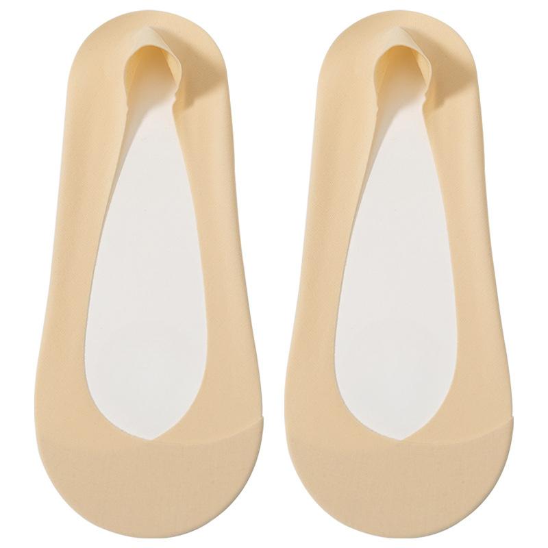 Women's Summer Thin Breathable Shallow Mouth Invisible Ice Silk Boat Socks