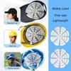 Cooling Hat Insert PCM Cooling Caps Liner Hard Hat Cooling Cold Packs Soothing Ice Summer Universal Hat Fit For Relieve Heat