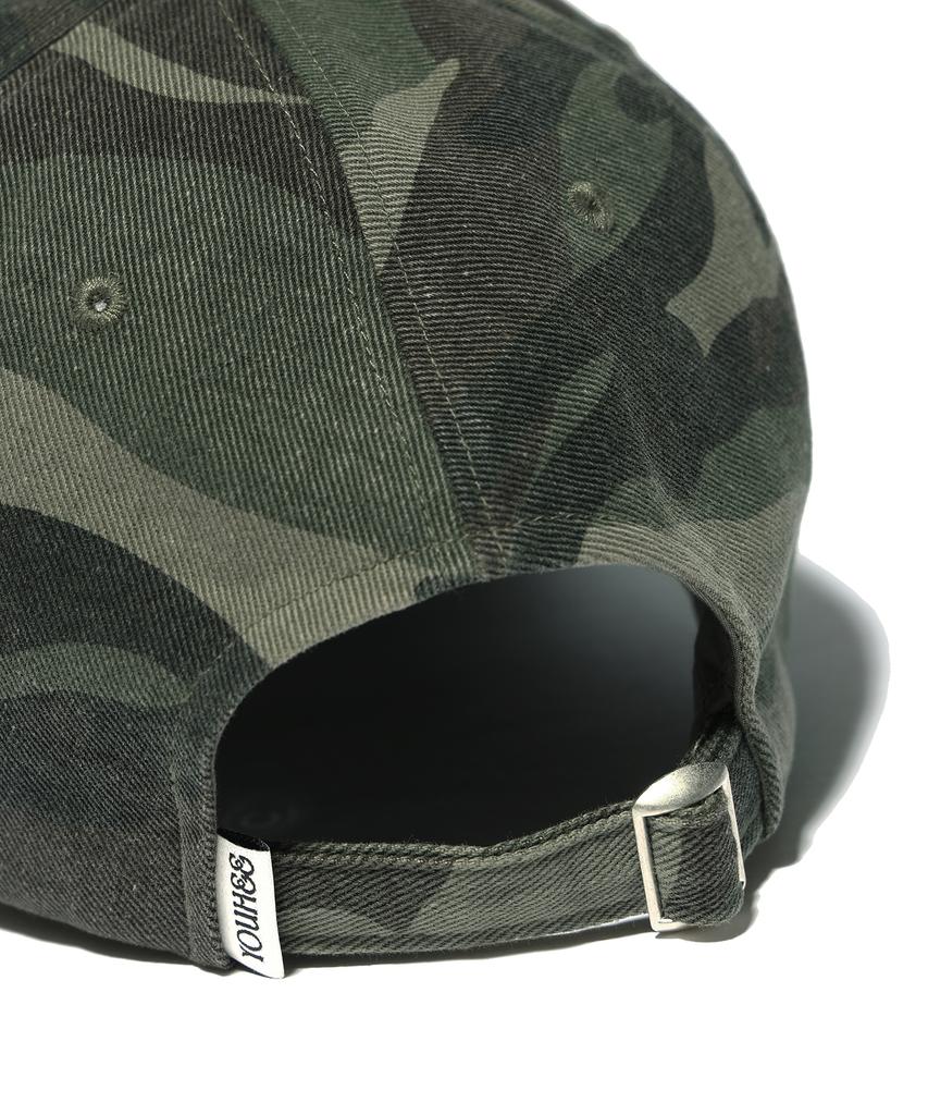 YOUHEE Lettering Ball Cap Khaki