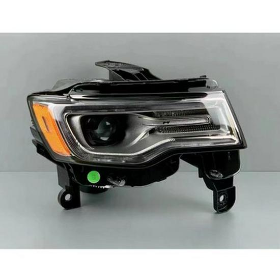 Fits 2014-2018 Jeep Grand Cherokee: OEM Headlight Half Assembly with Low Beam Lighting