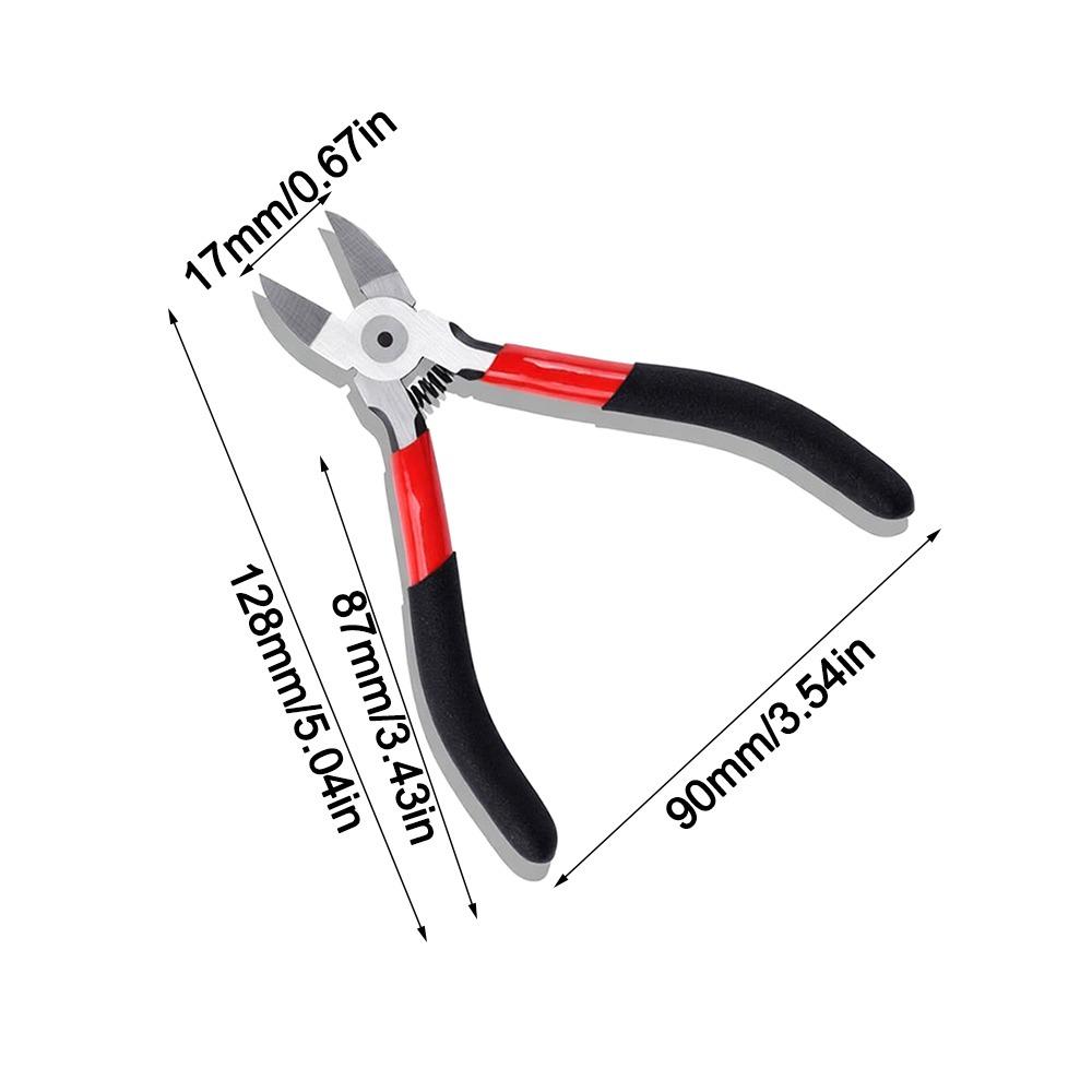 5/6/8inch Diagonal Pliers Ultra Sharp Flush Cutter for Cables Wires Craft Cutting 5inch