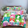 Cartoon Bears Winter Pattern Bedding Duvet Cover Set Duvet Cover Pillowcases  (1*Duvet Cover 2*Pillowcases, without duvet insert)